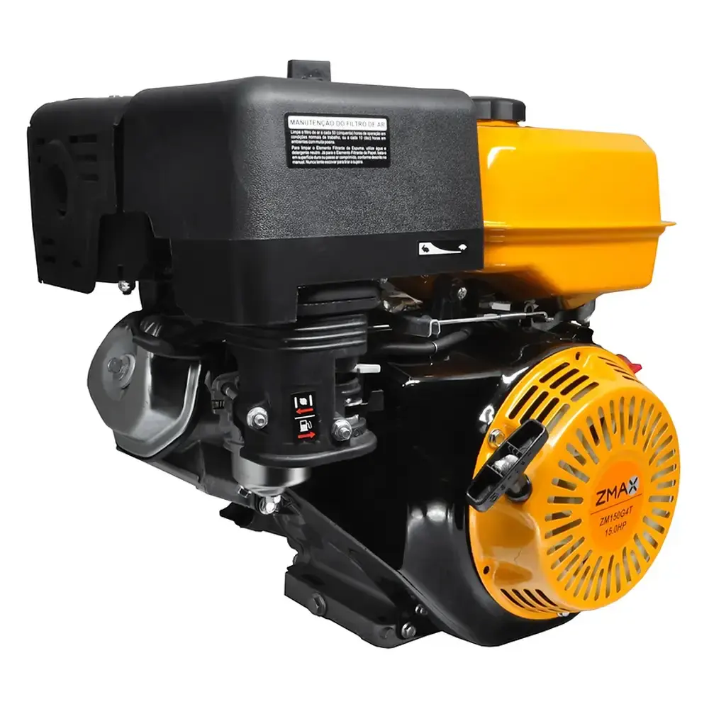 Motor gasolina 15 HP 4 tempos partida manual ZM150G4T zmax Z-Max — fotografia 3