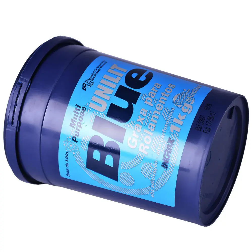 Graxa azul para rolamentos e mancais unilit BLUE-2 1KG Ingrax — fotografia 4
