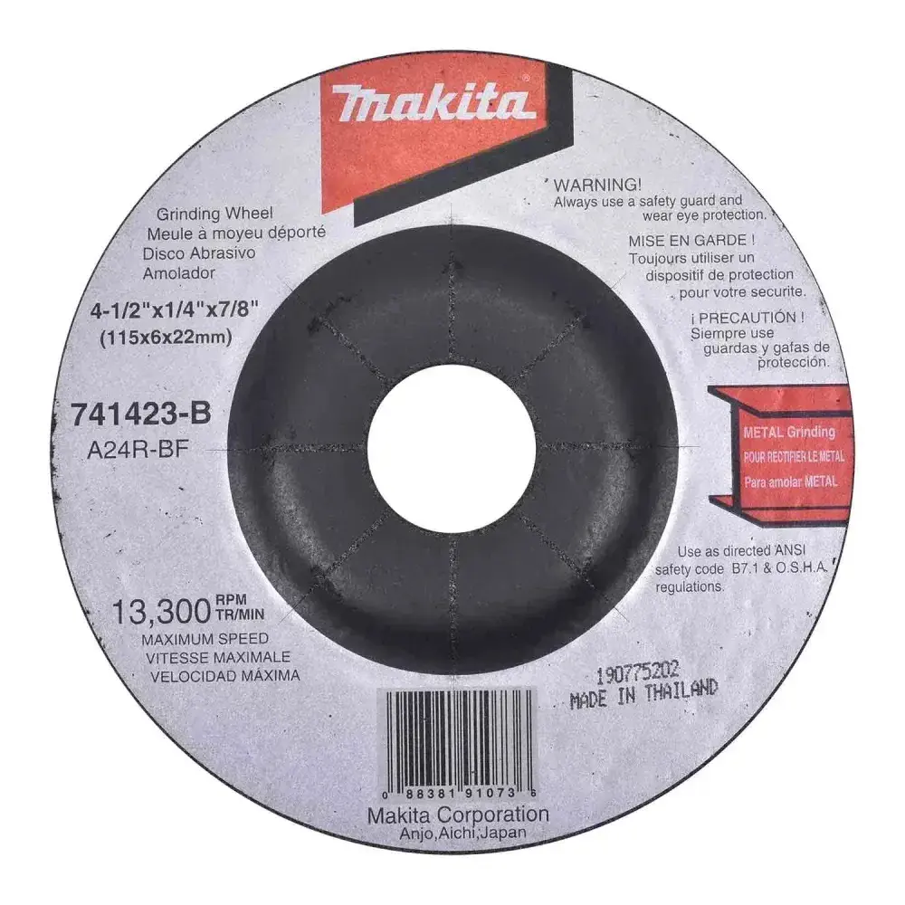 Esmerilhadeira ang 720W maleta e discos GA4534KX MAKITA-127V — fotografia 7