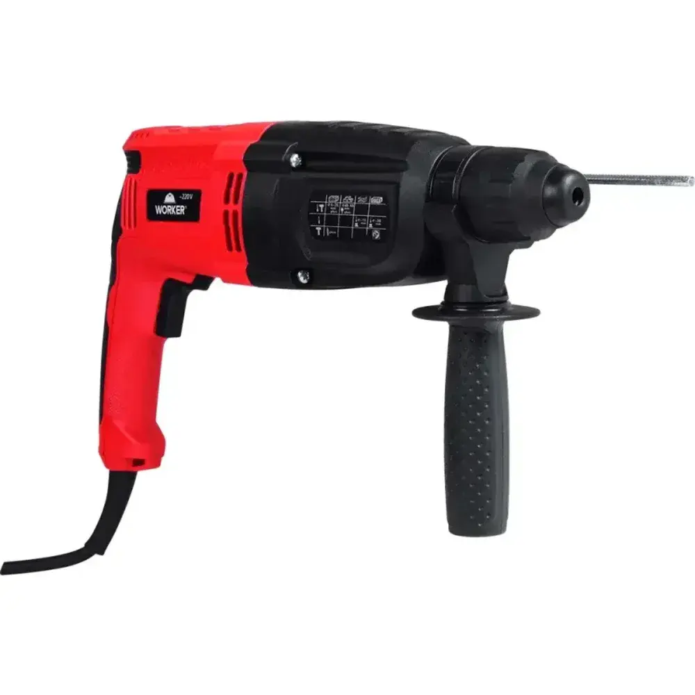 Martelete perfurador rompedor sds plus 850W 3,3J Worker — fotografia 4