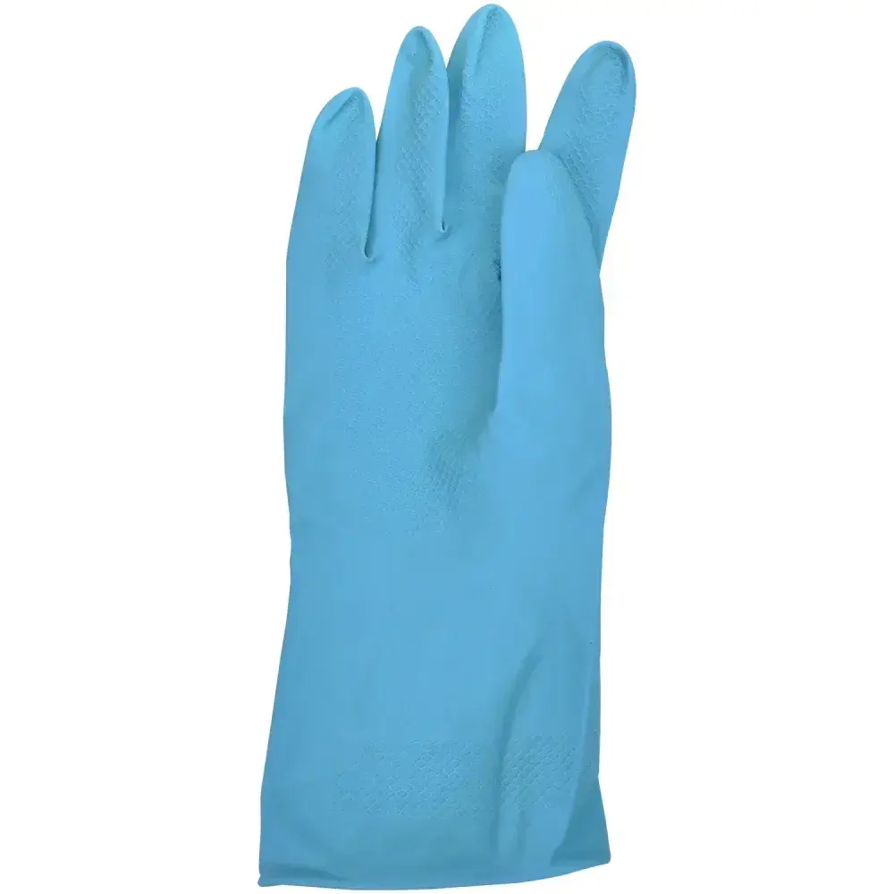 Luva latex azul com forro super silver tamanho xg Kalipso — fotografia 10