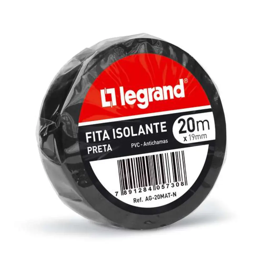 Fita isolante ag 19MM x 20M 1 unidade Legrand — fotografia 2