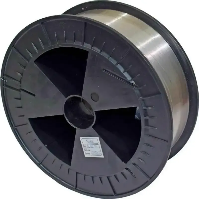Arame para solda MIG inox 308L 1.00MM rolo com 15KG tecbras — fotografia 2