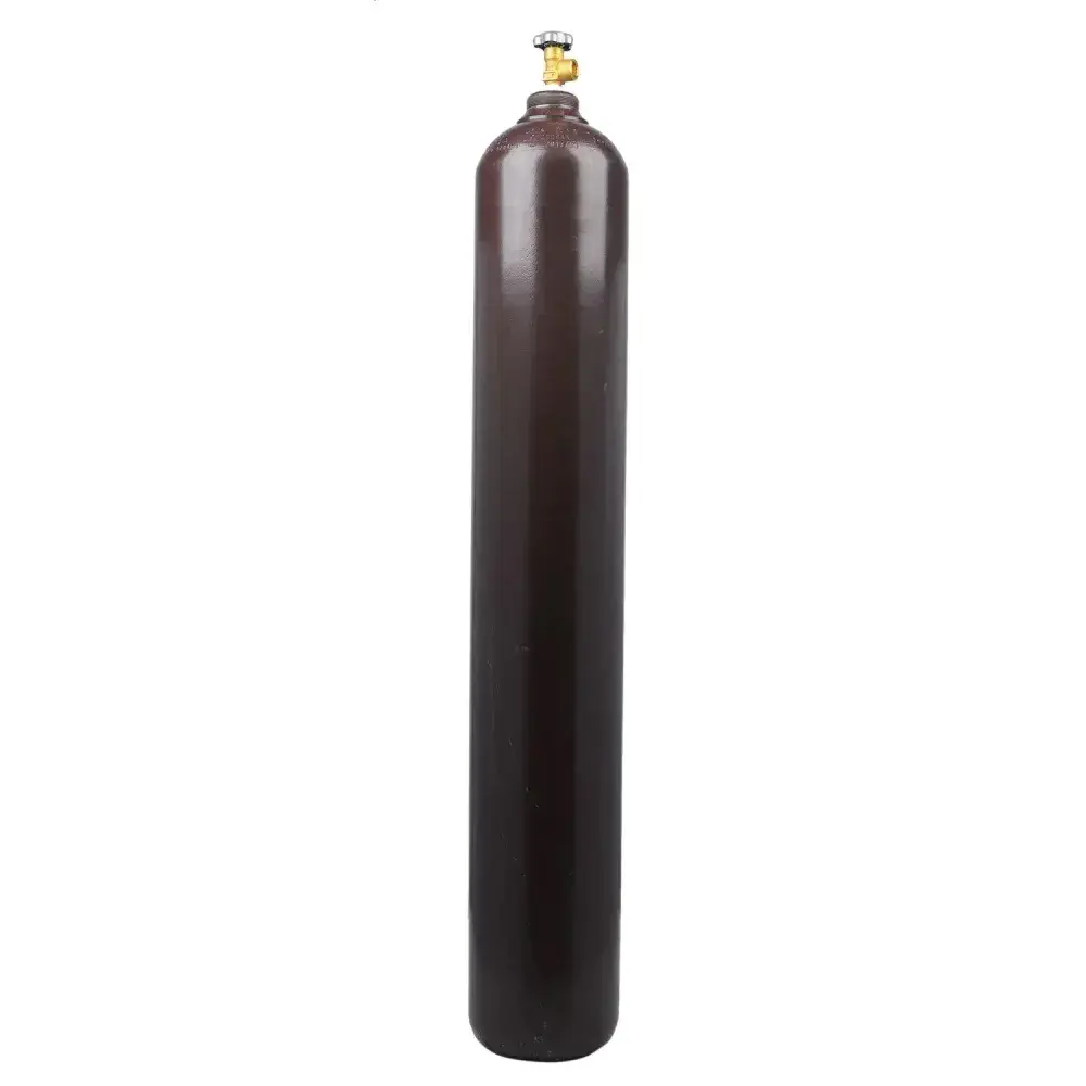 Cilindro argônio 50 litros 10 kg marrom mat cilindros — fotografia 8