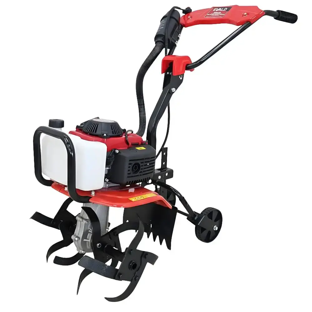 Motocultivador a gasolina mini 4 tempos 55CC 3,8HP EMM4T55 Evald — fotografia de referência