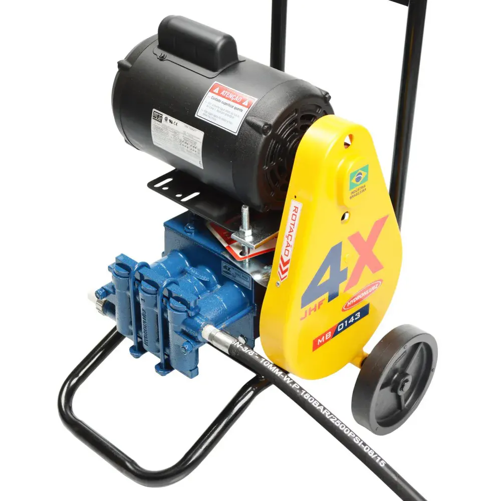 Lavadora de alta pressão MB143 500 libras com carrinho Jhf4x — fotografia 3