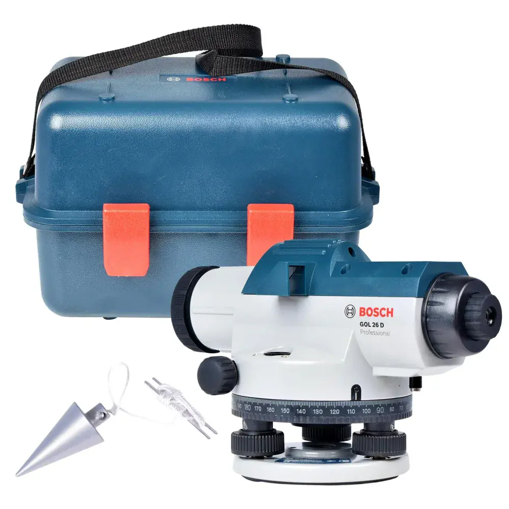 Nível óptico a laser gol 26 d automático zoom 26X 100M Bosch
