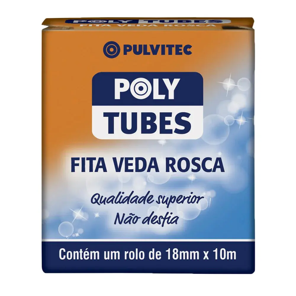 Fita veda rosca Pulvitec 18MMX10M polytubes — fotografia de referência