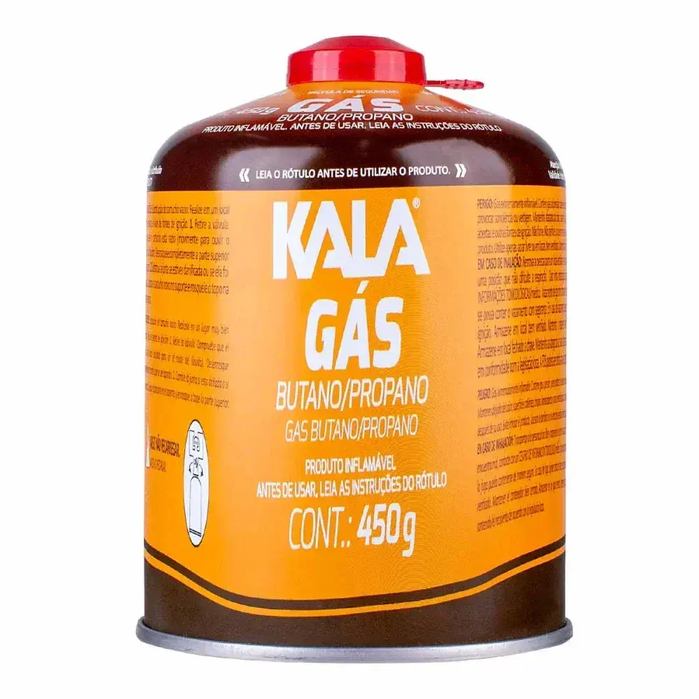 Cartucho de gás 450G com válvula de segurança Kala — fotografia 5