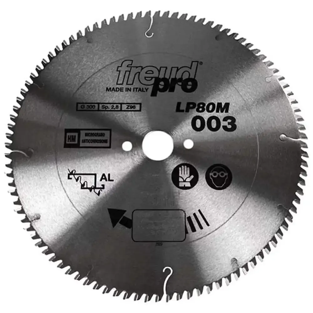 Disco serra circular 12 POL 300 MM 96D para alumínio LP80M-003 Freud