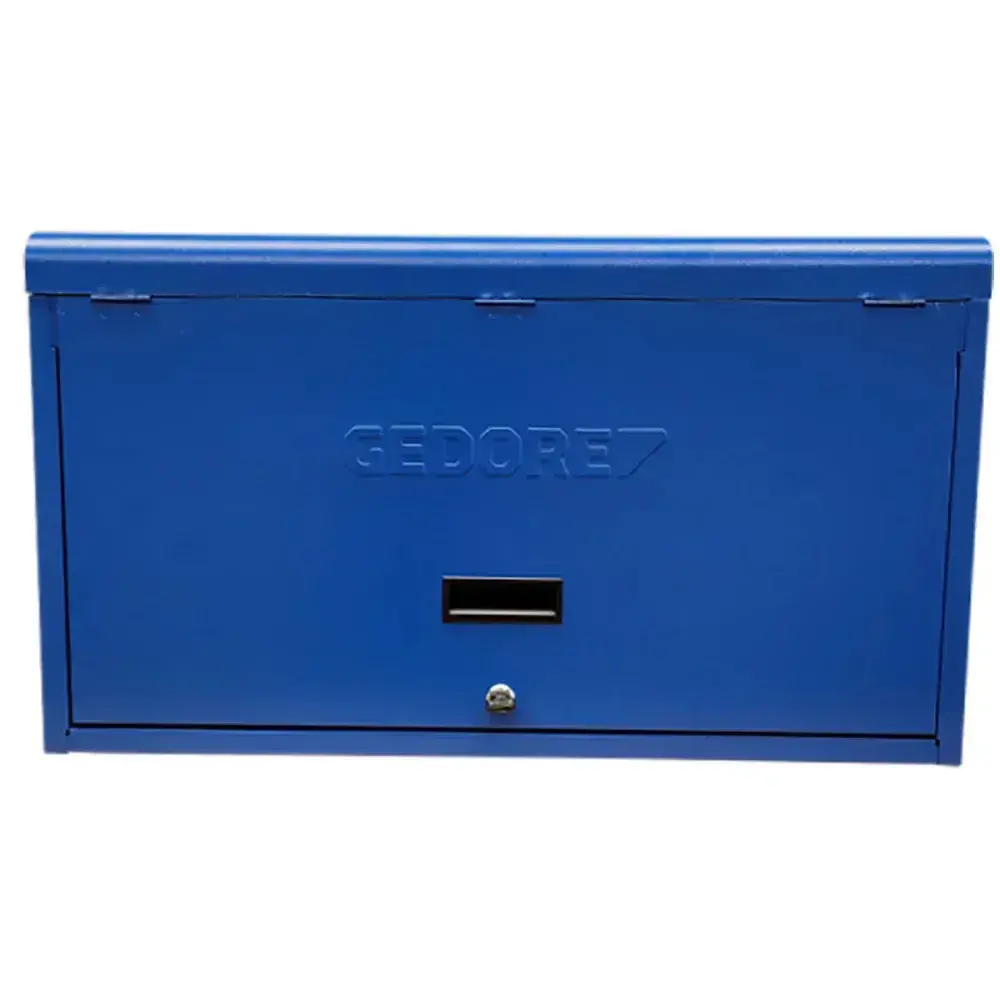 Caixa gabinete em aço com 4 gavetas azul Gedore — fotografia 3