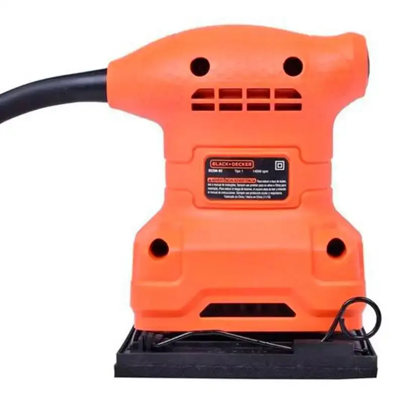 Lixadeira orbital 200W 14000 OPM BS200-BR black & decker 110 V — fotografia 2