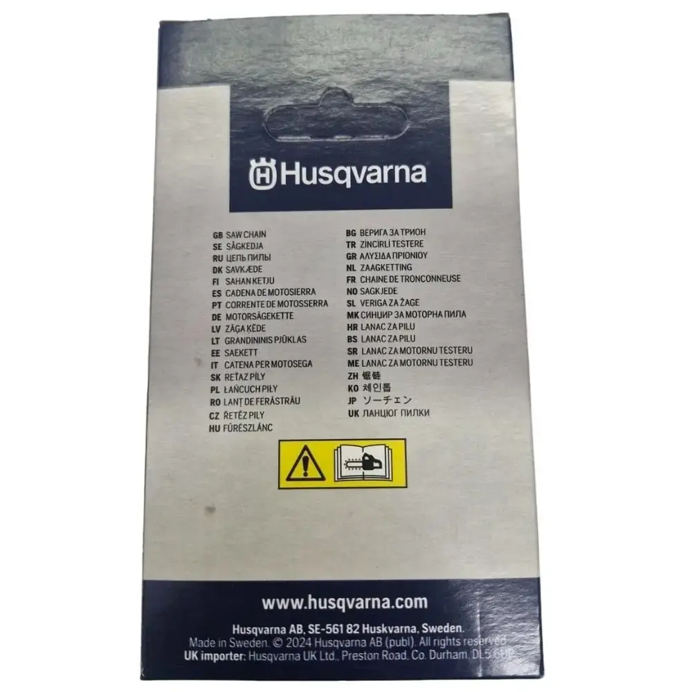 Corrente para motosserra 3/8POL x-cut mini 1,3MM 1 guia 22 facas Husqvarna — fotografia 3