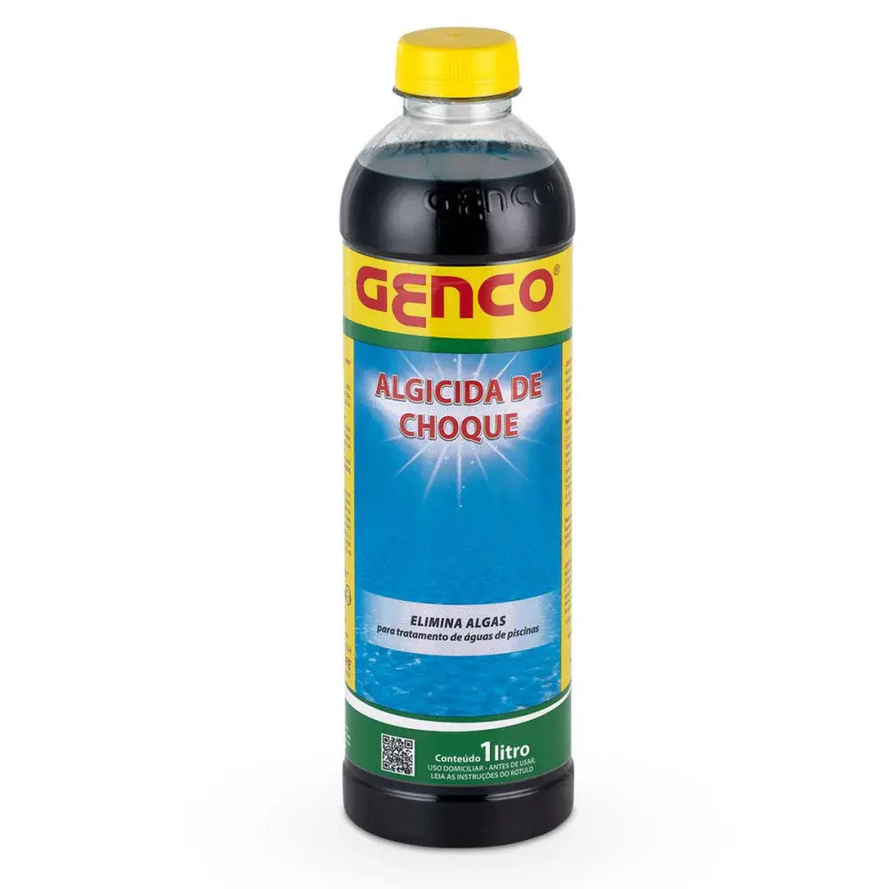 Algicida de choque em eliminação de algas 1L Genco