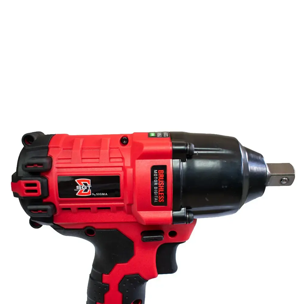 Chave de impacto 20V 1/2 POL 2 baterias carregador bivolt e maleta SGT-7500A sigma — fotografia 9