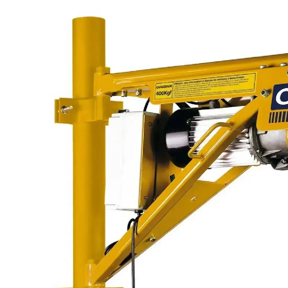 Guincho elétrico de coluna 200KG 1,25CV trifásico sem caçamba CSM — fotografia 3