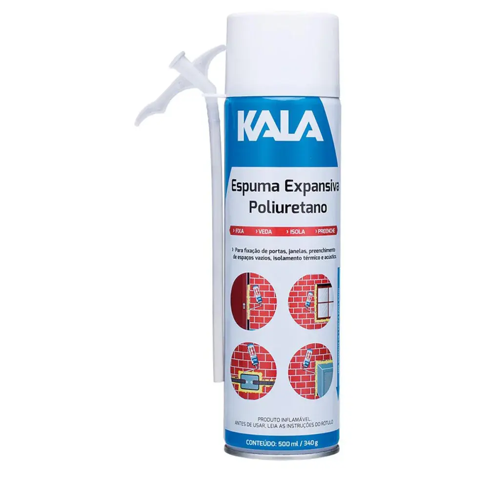 Espuma expansiva em poliuretano 500ML Kala