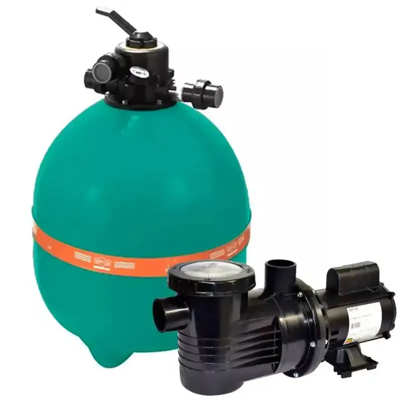 Filtro para piscina DFR-22 com bomba 1.0 CV monofásica Dancor — fotografia de referência