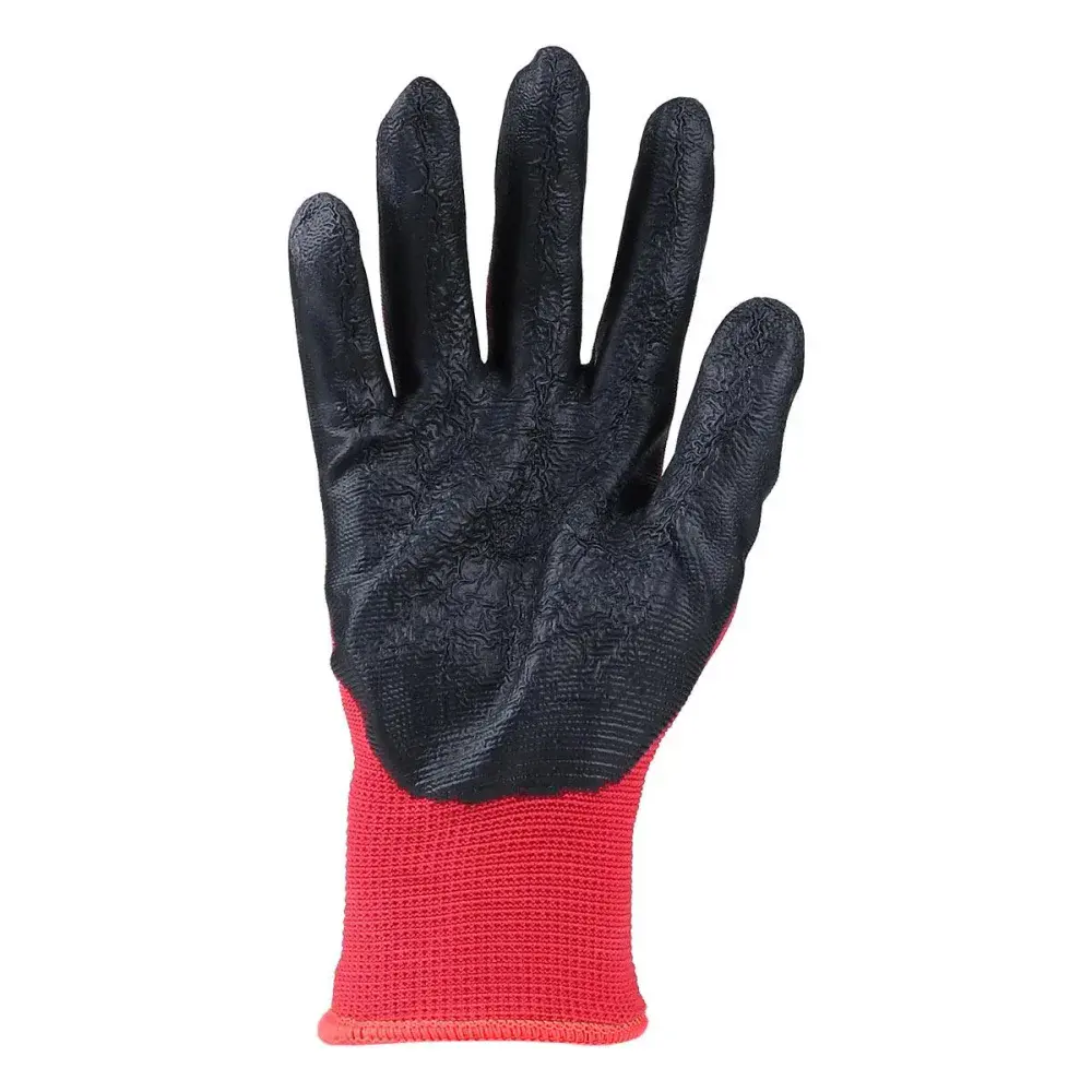 Luva látex natural poliéster tamanho 10 gg Worker — fotografia 5