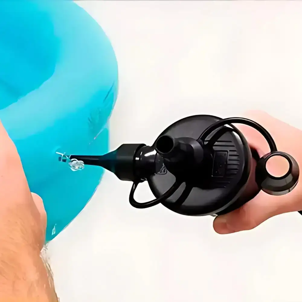 Bomba elétrica inflador para colchão, boia, piscinas e inflável Western 220 V — fotografia 4