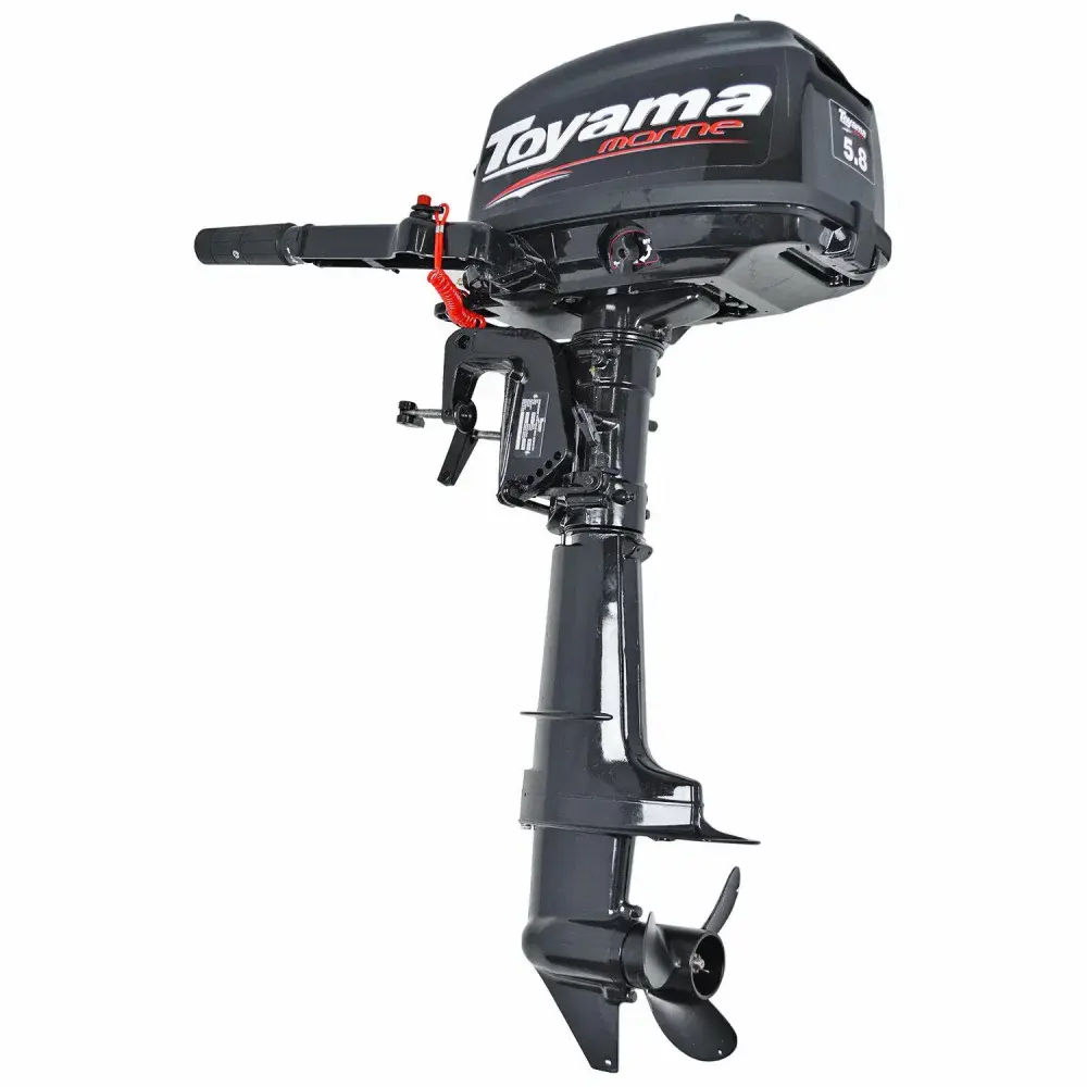 Motor de popa TM5.8TS de barco 5.8HP 2 tempos a gasolina da Toyama — fotografia 7
