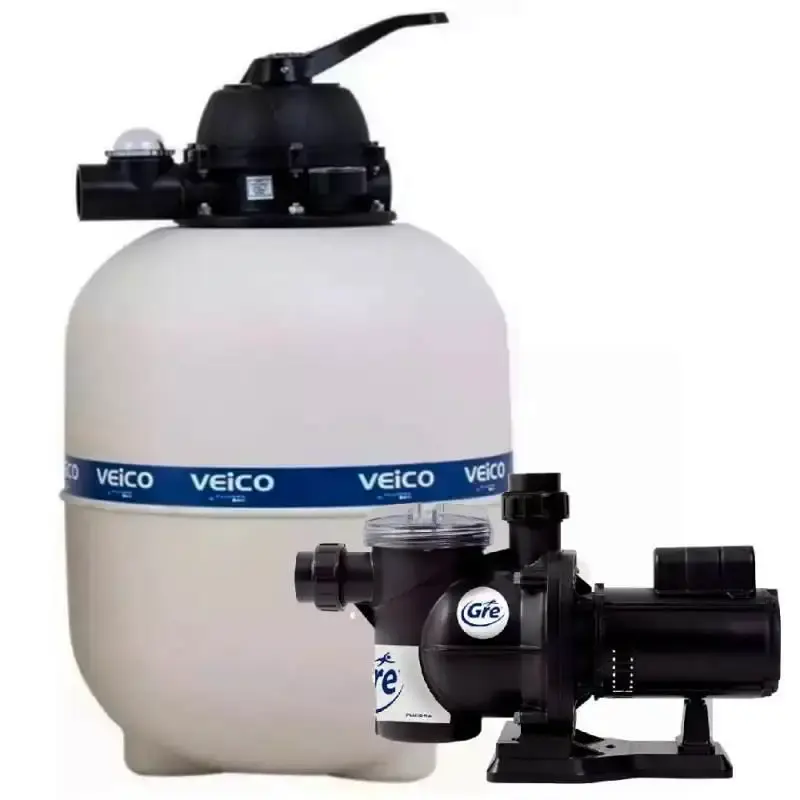 Bomba para Piscina 1,25 CV Bivolt com Filtro V-70 1,5CV até 112.000L FLUIDRA