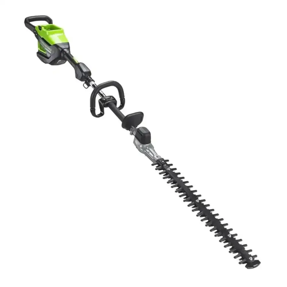 Aparador de cerca viva 82V 24 pol motor brushless Greenworks — fotografia 2