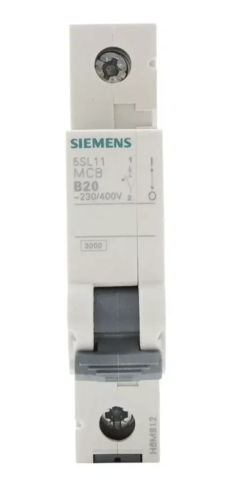 Disjuntor unipolar din curva b 20A Siemens — fotografia 5