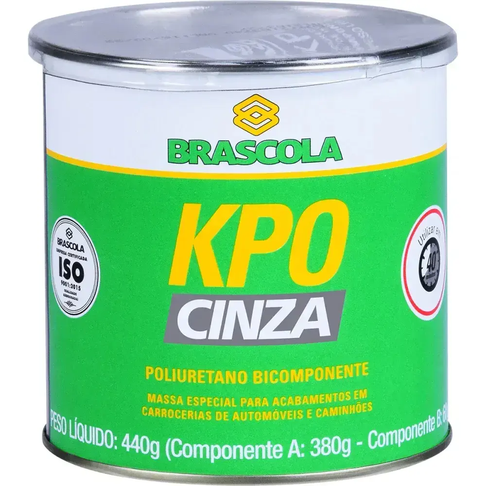 Brascoved poliuretano bicomponente cinza 440G Brascola — fotografia 7