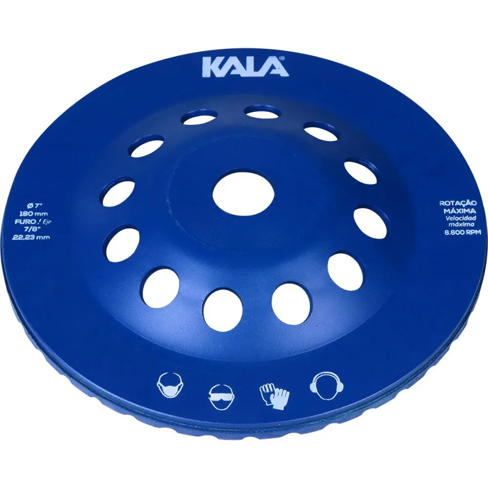 Rebolo diamantado turbo 180X22,23MM Kala — fotografia 4