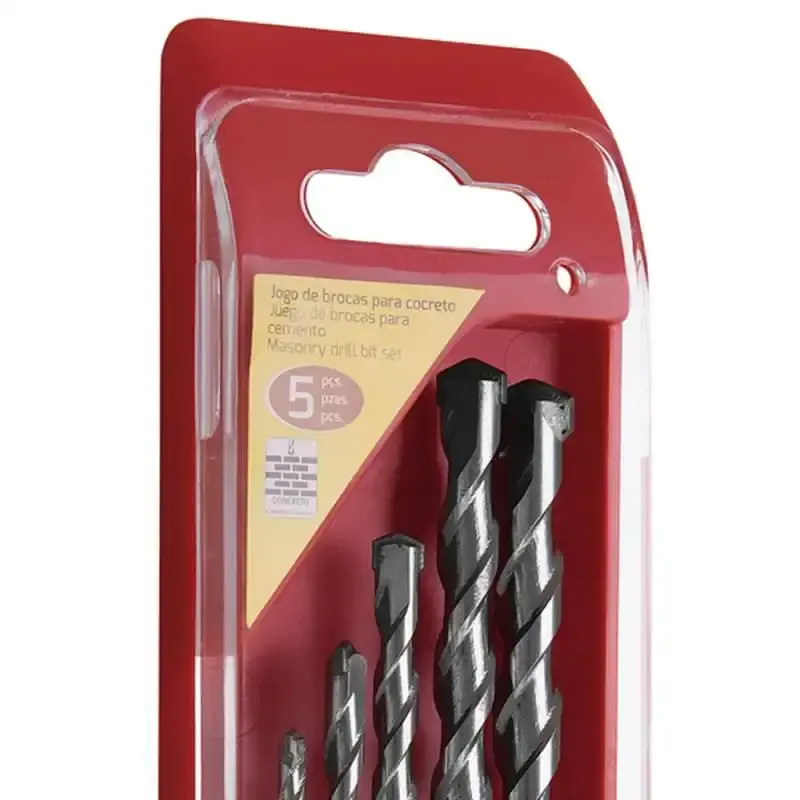 Jogo kit de brocas de widea para concreto de 4 à 10 MM com 5 peças Tramontina — fotografia 2