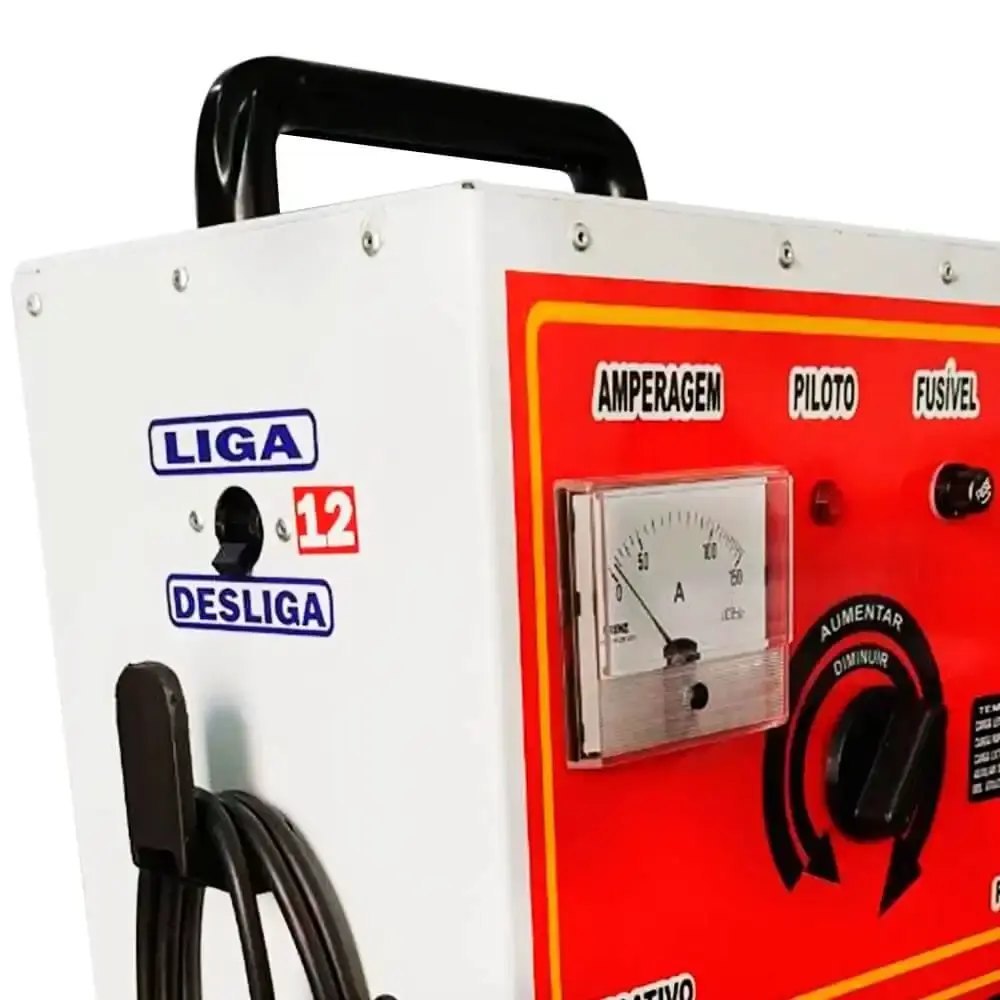 Carregador de baterias 150A 12/24V com auxiliar de partida JTS 014 J.t.s — fotografia 5
