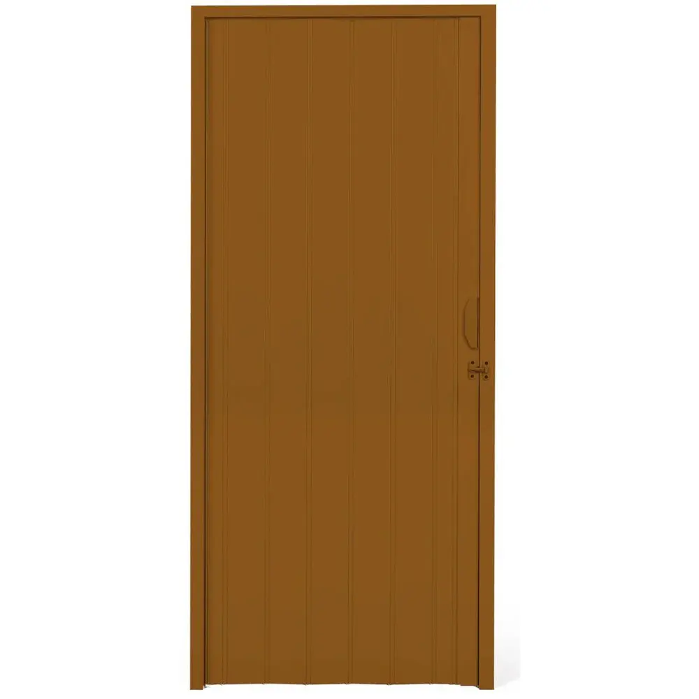 Porta sanfonada pvc 2,10M x 70CM mogno Kala — fotografia de referência