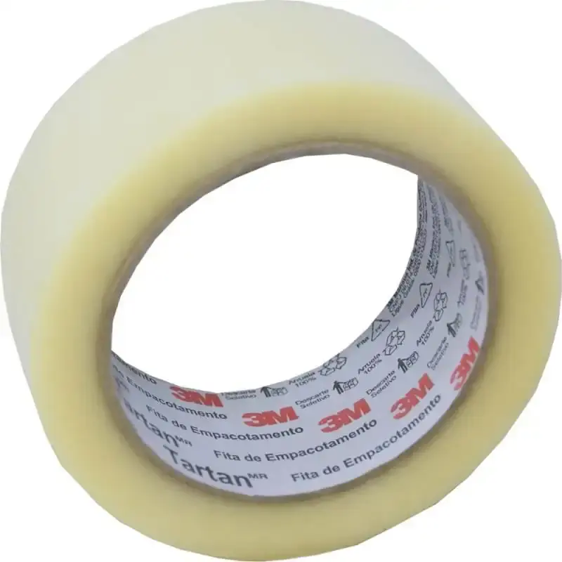 Fita para Empacotamento Transparente 45 MM x 45 Metros 3M — fotografia de referência