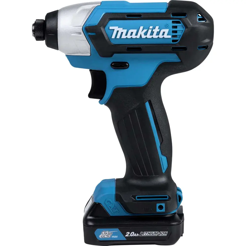 Kit furadeira e parafusadeira de impacto à bateria 12V biv Makita — fotografia 3