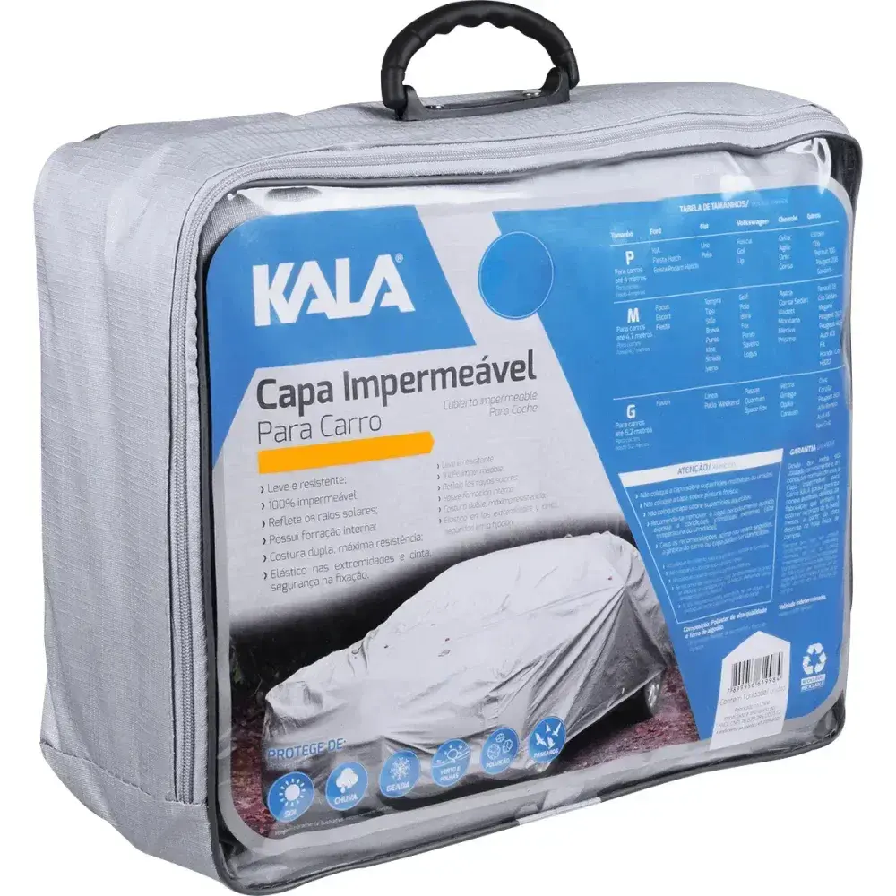 Capa de proteção impermeável para carro tamanho g Kala — fotografia 9