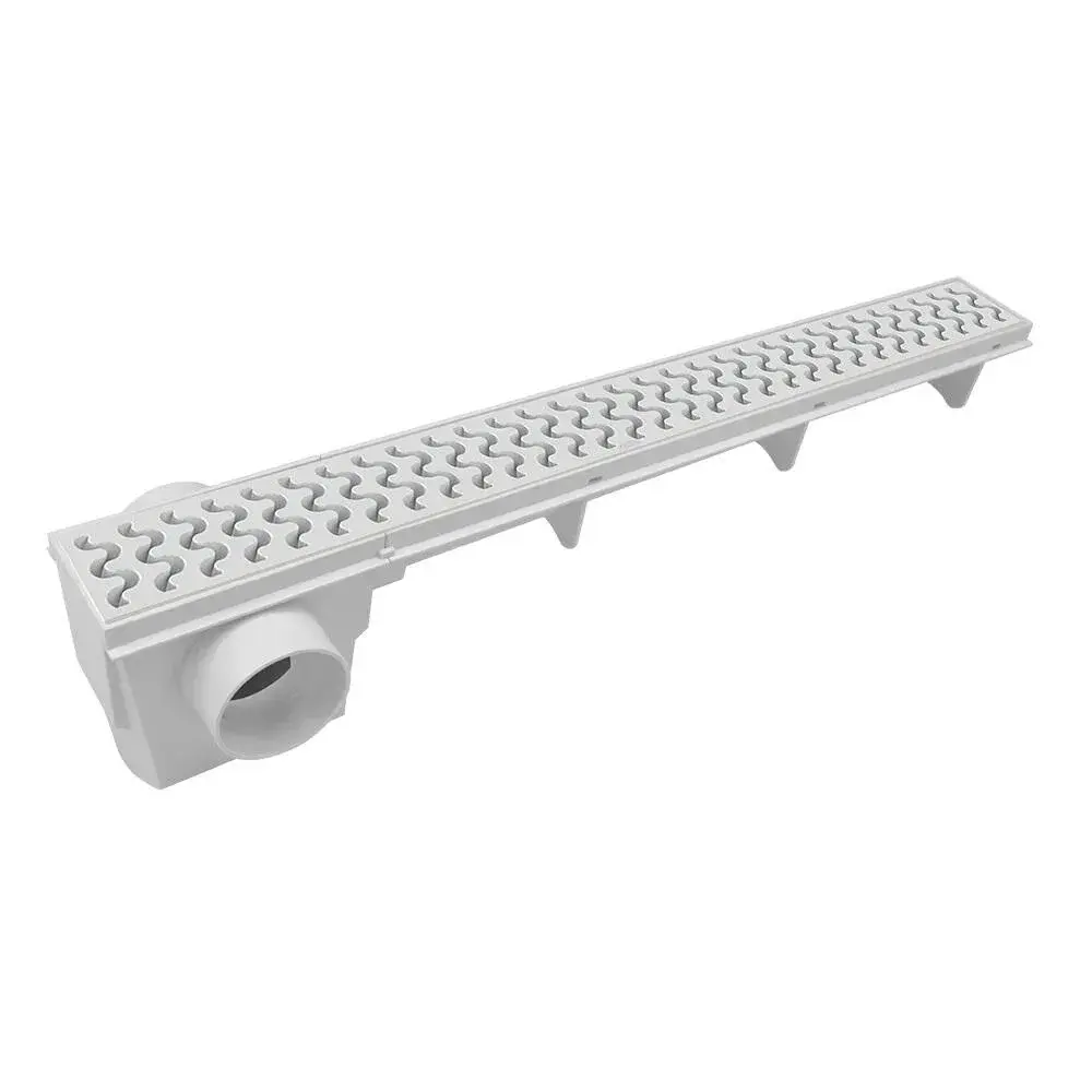Ralo linear 50CM grelha branca Amanco
