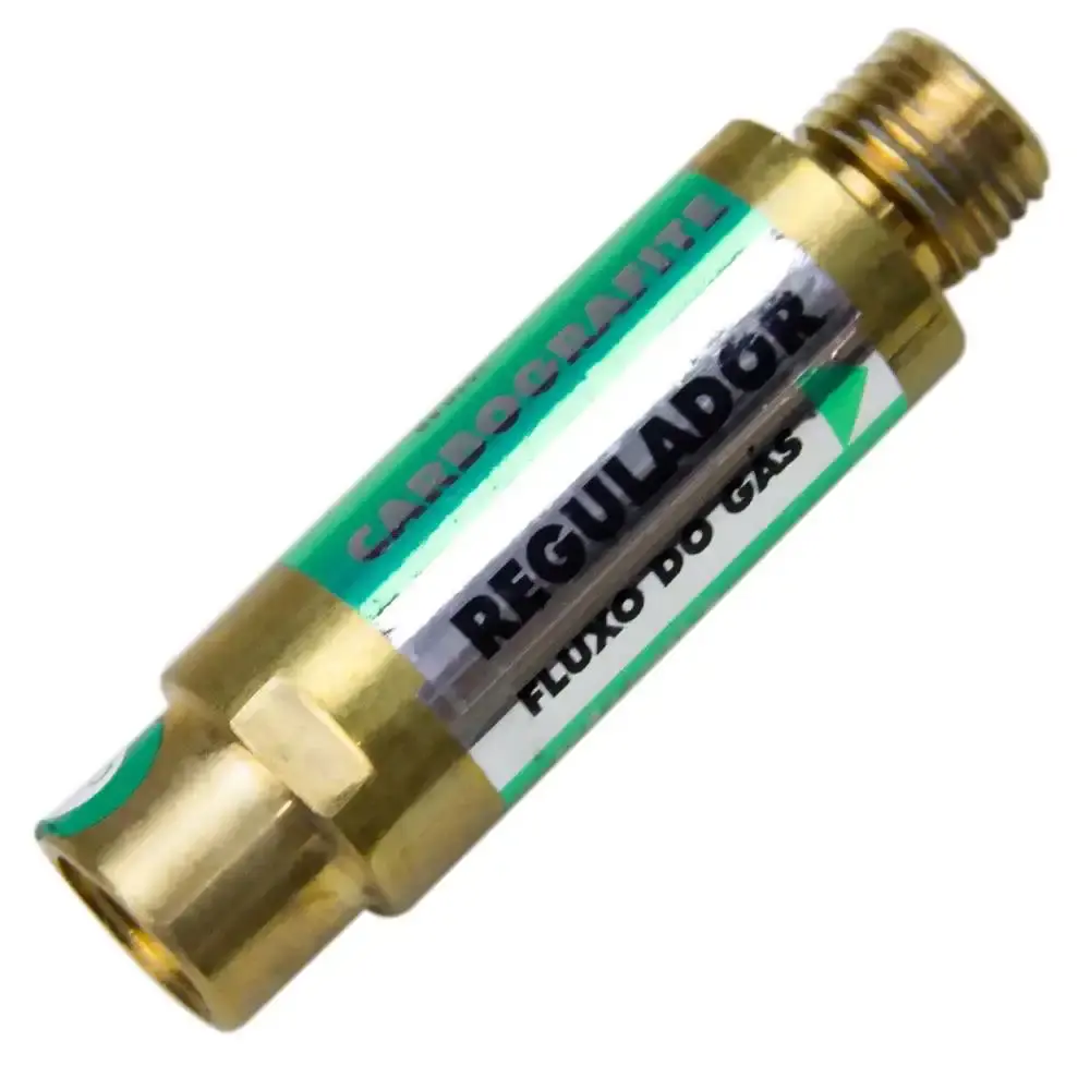 Válvula seca corta chama oxigênio vpro 010450210 10KGF/CM² Carbografite — fotografia de referência