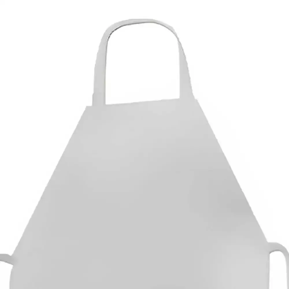 Avental de PVC Forrado 120 x 70 cm Branco com 03 Uni PLASTCOR — fotografia 3