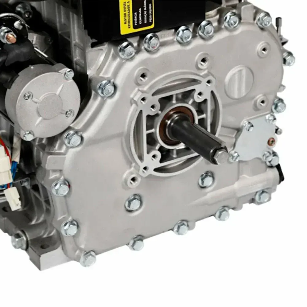 Motor a diesel 15HP com partida elétrica Matsuyama — fotografia 7