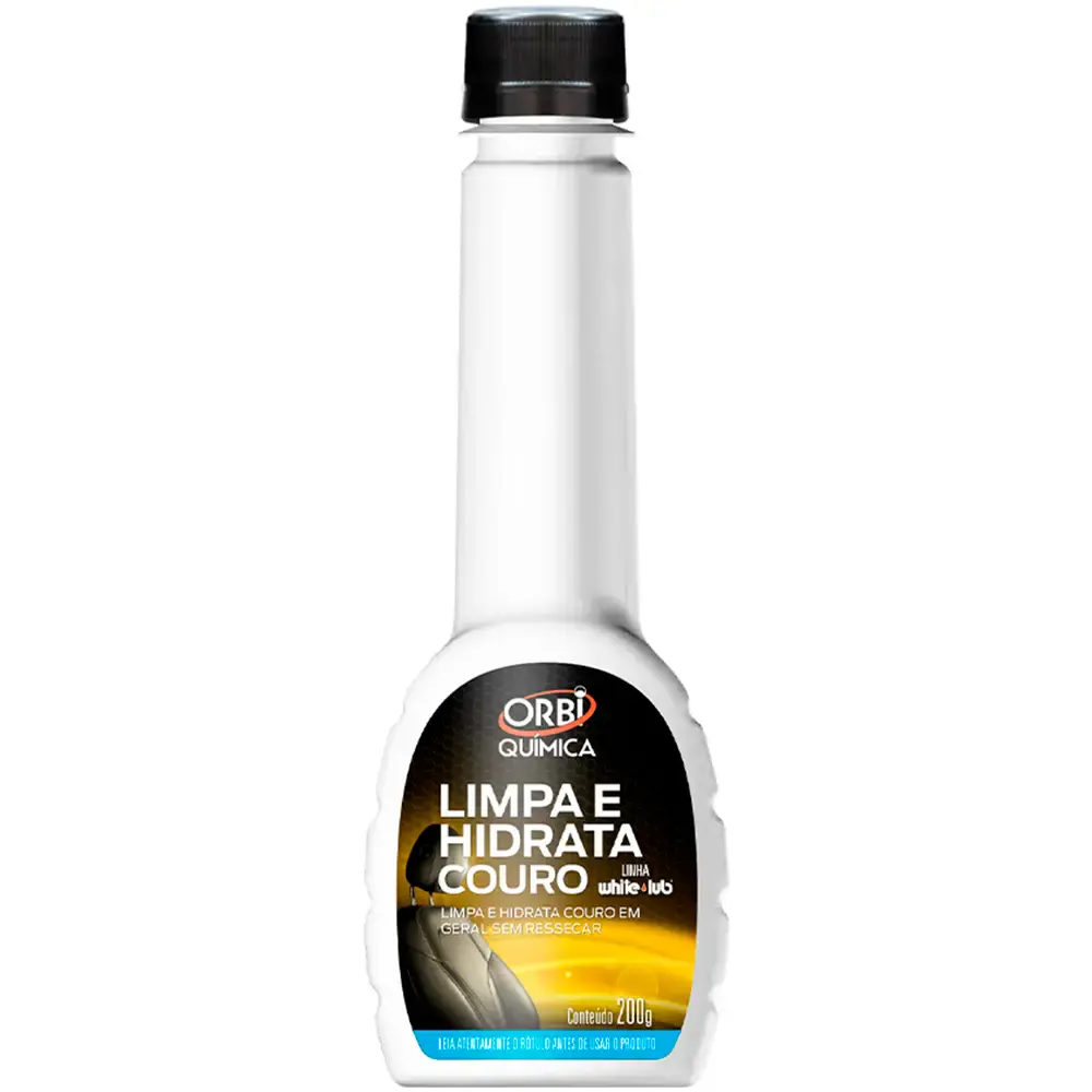 Limpador de couro renova e hidrata estofados de couro 200ML Orbi