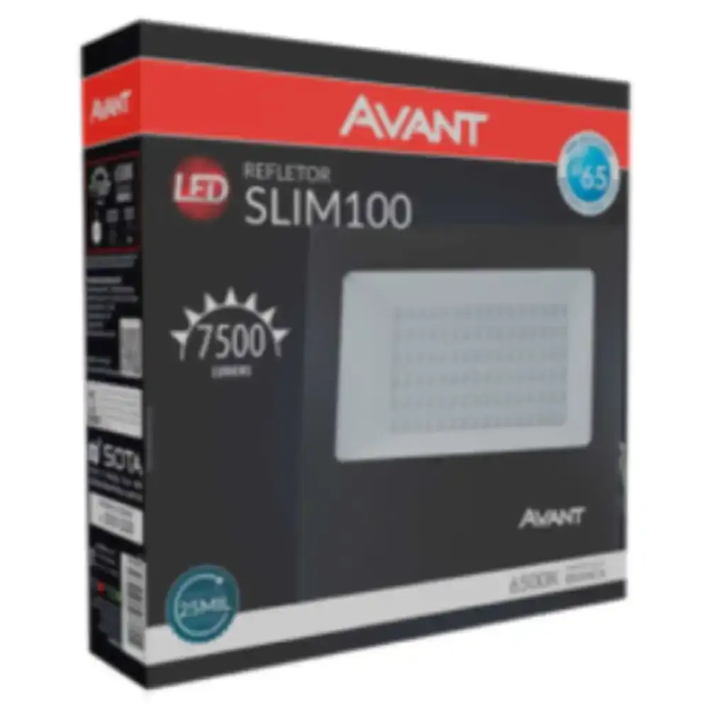 Refletor led slim 100W RGB bivolt Avant — fotografia 4