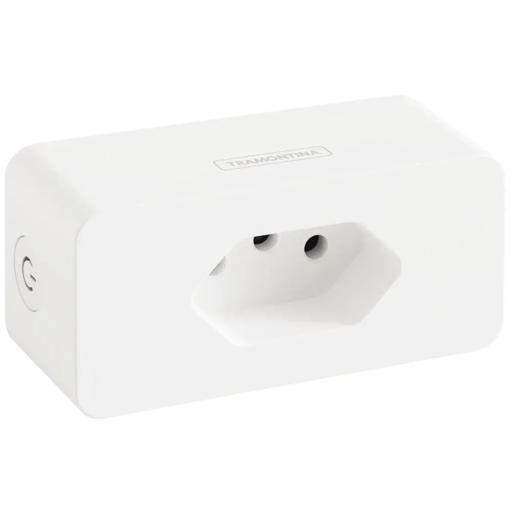 Plugue smart tomada 2P+T 10A 250 v Tramontina — fotografia de referência