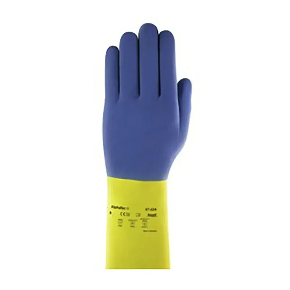 Luva para químico alphatec 87-224 T07 CA12872 Ansell — fotografia de referência