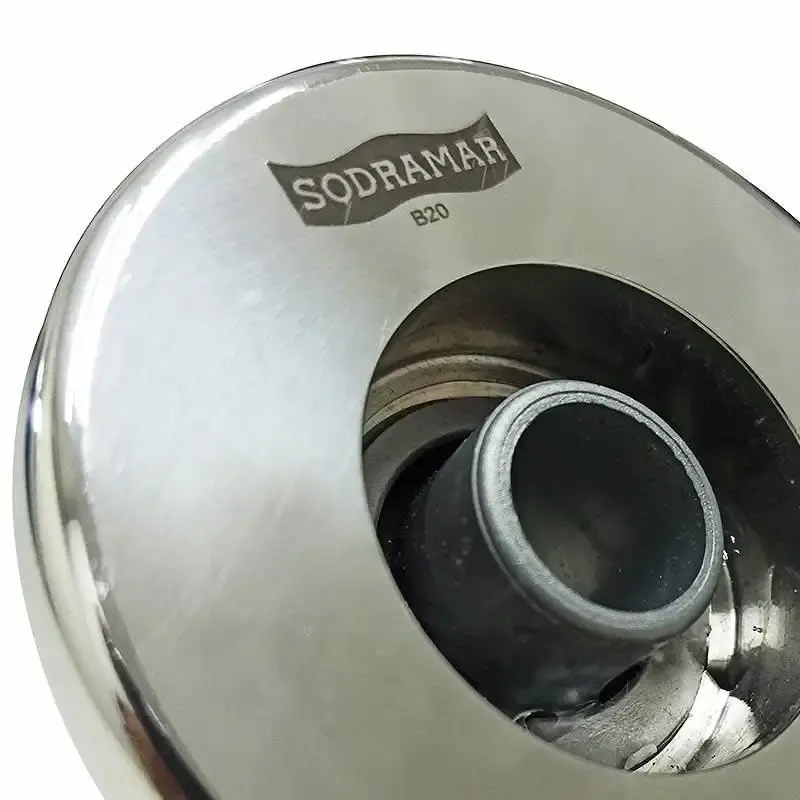 Dispositivo de retorno premium flat aço inox 022967 Sodramar — fotografia 3