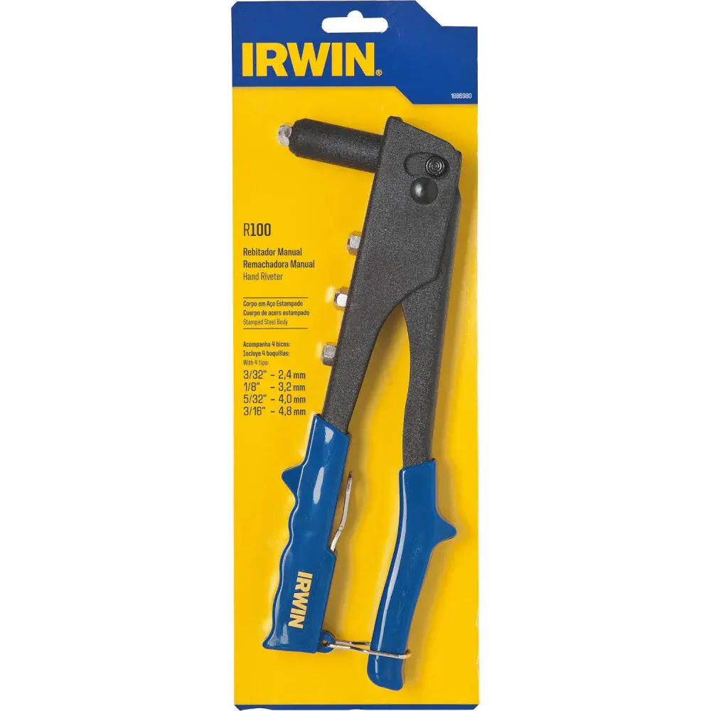 Rebitador manual 2,4 a 4,8MM uso leve R100 Irwin — fotografia 2