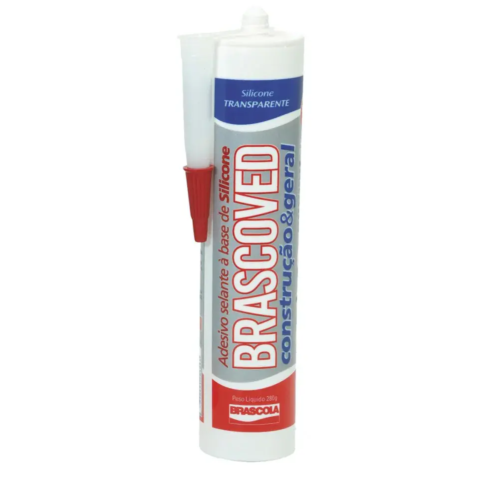 Silicone brascoved transparente 280GR Brascola