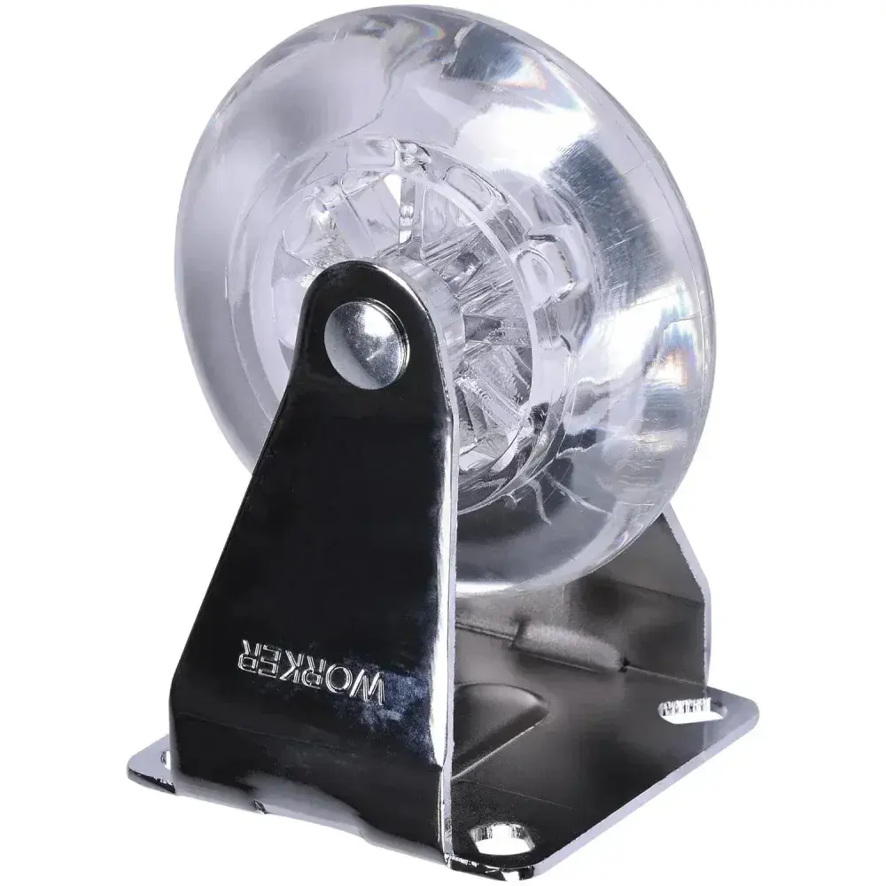 Rodizio de gel 75MM fixo cristal Worker — fotografia 7