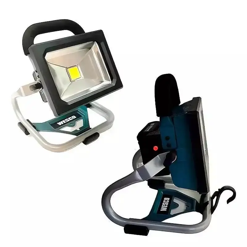 Martele plus 18V 1,58KG com 2 baterias carregador e refletor LED 18V WS2943.9 Wesco Bivolt — fotografia 5