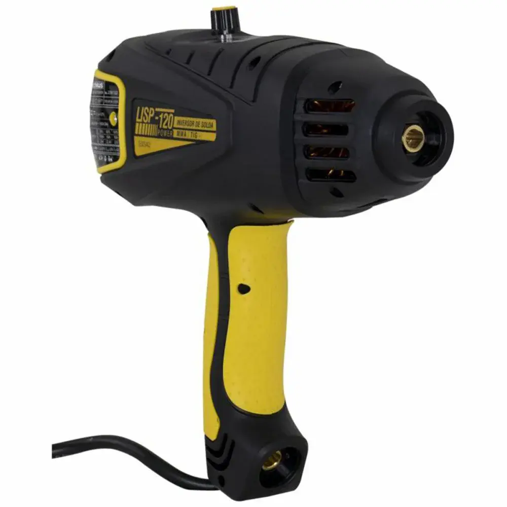Inversora de solda pist LISP-120 100AMP 127V da Lynus — fotografia de referência